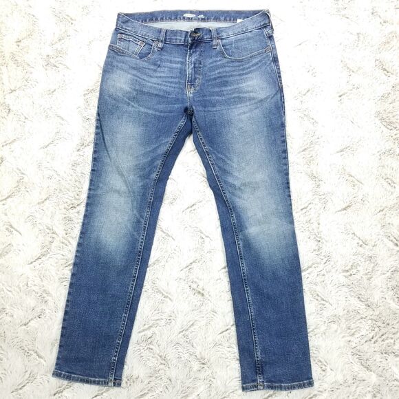 Old Navy Other - Old Navy Jeans Mens 33×30 Blue Skinny Built In Flex Dark Wash Denim